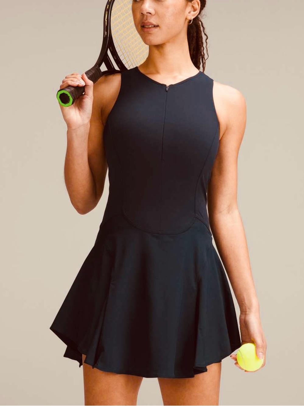 Lululemon Everlux Short Lined Athletic Tennis Golf Tank Top Dress Cut Out Back 4